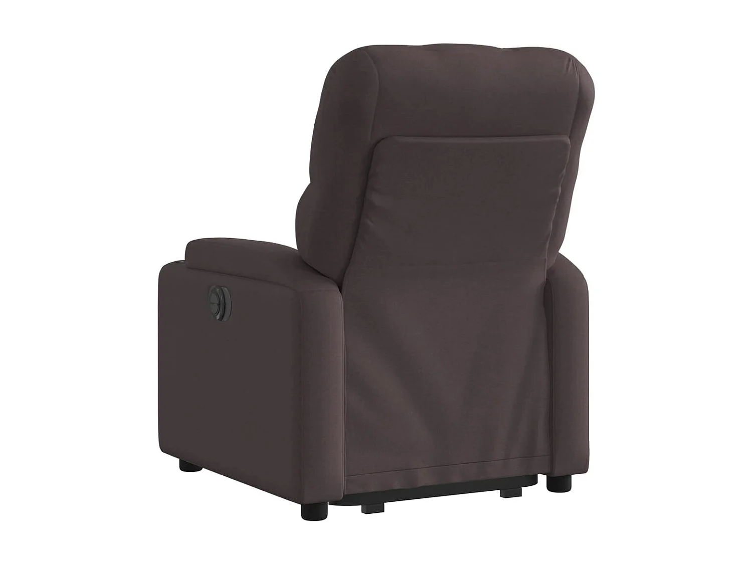 Fauteuil inclinable marron foncé tissu