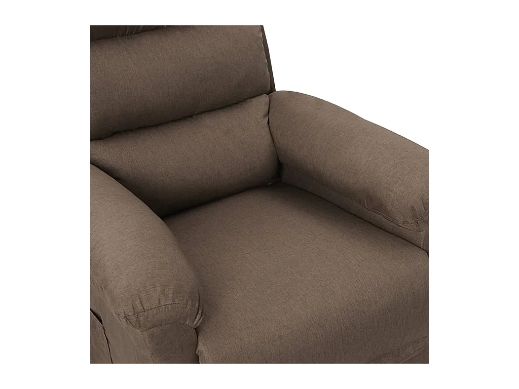 Fauteuil inclinable Taupe Tissu
