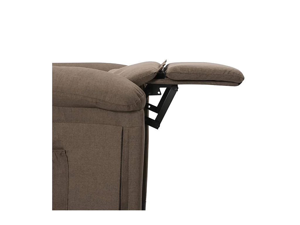 Fauteuil inclinable Taupe Tissu