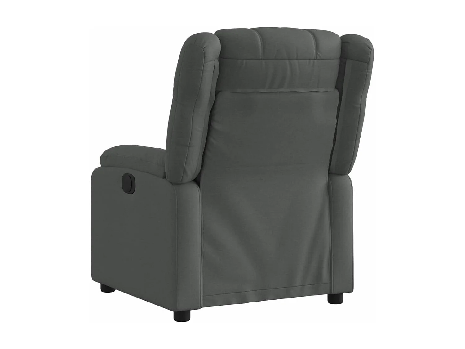 Fauteuil inclinable Gris foncé Tissu