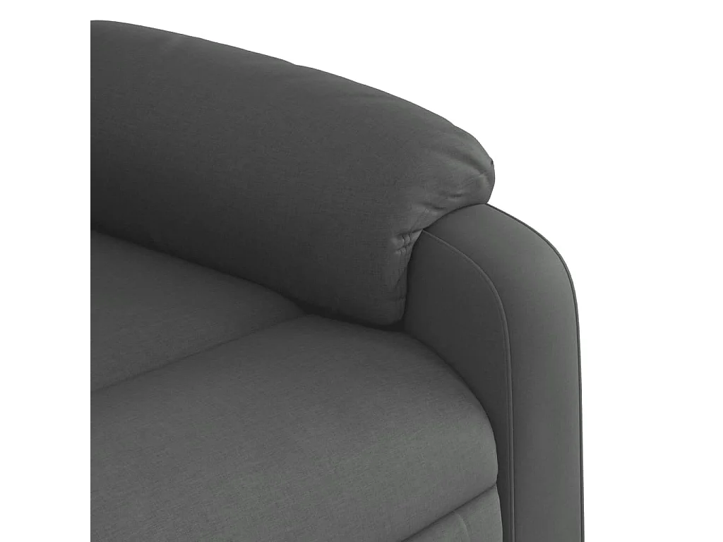 Fauteuil inclinable Gris foncé Tissu
