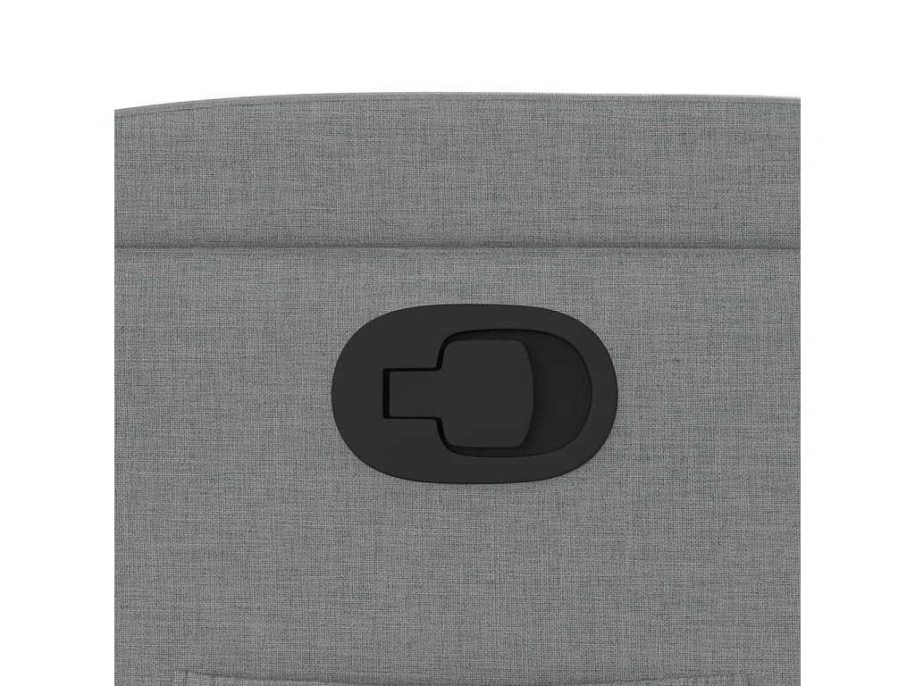 Fauteuil inclinable Gris clair Tissu