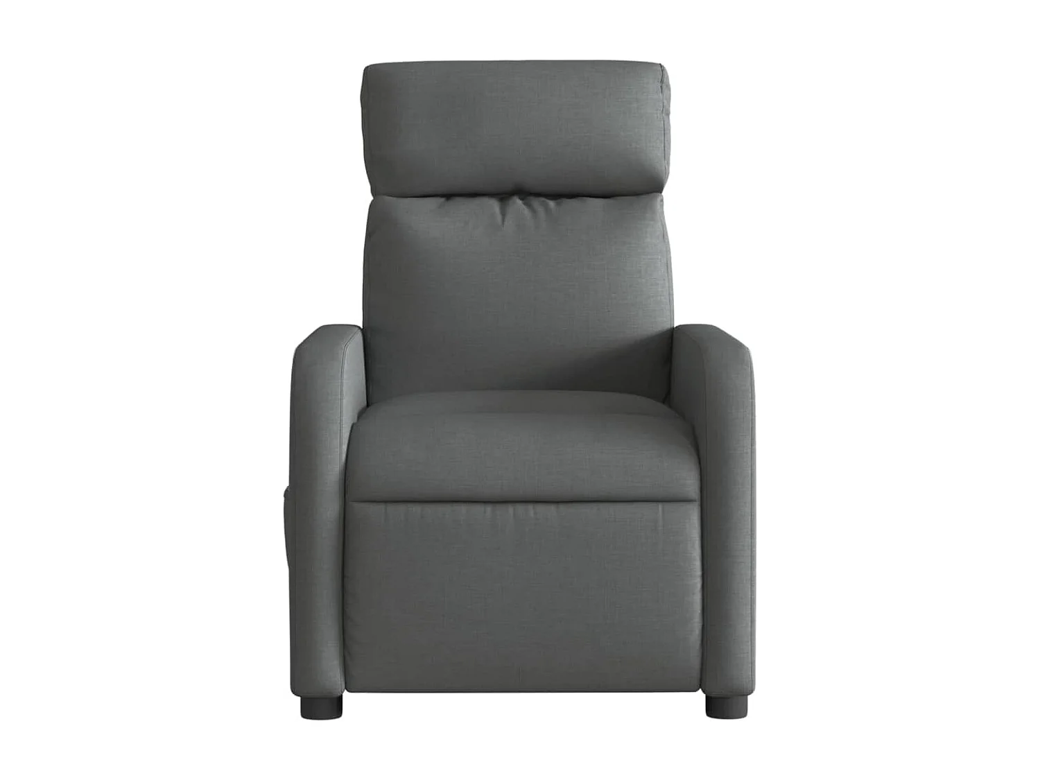 Fauteuil inclinable électrique Gris foncé Tissu