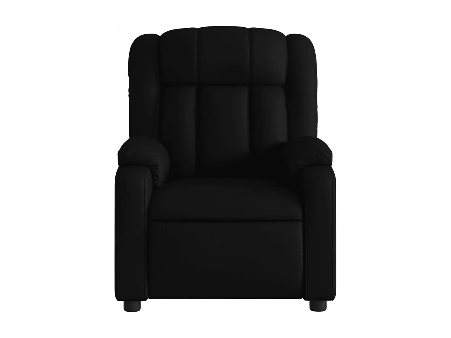 Fauteuil inclinable électrique Noir Similicuir