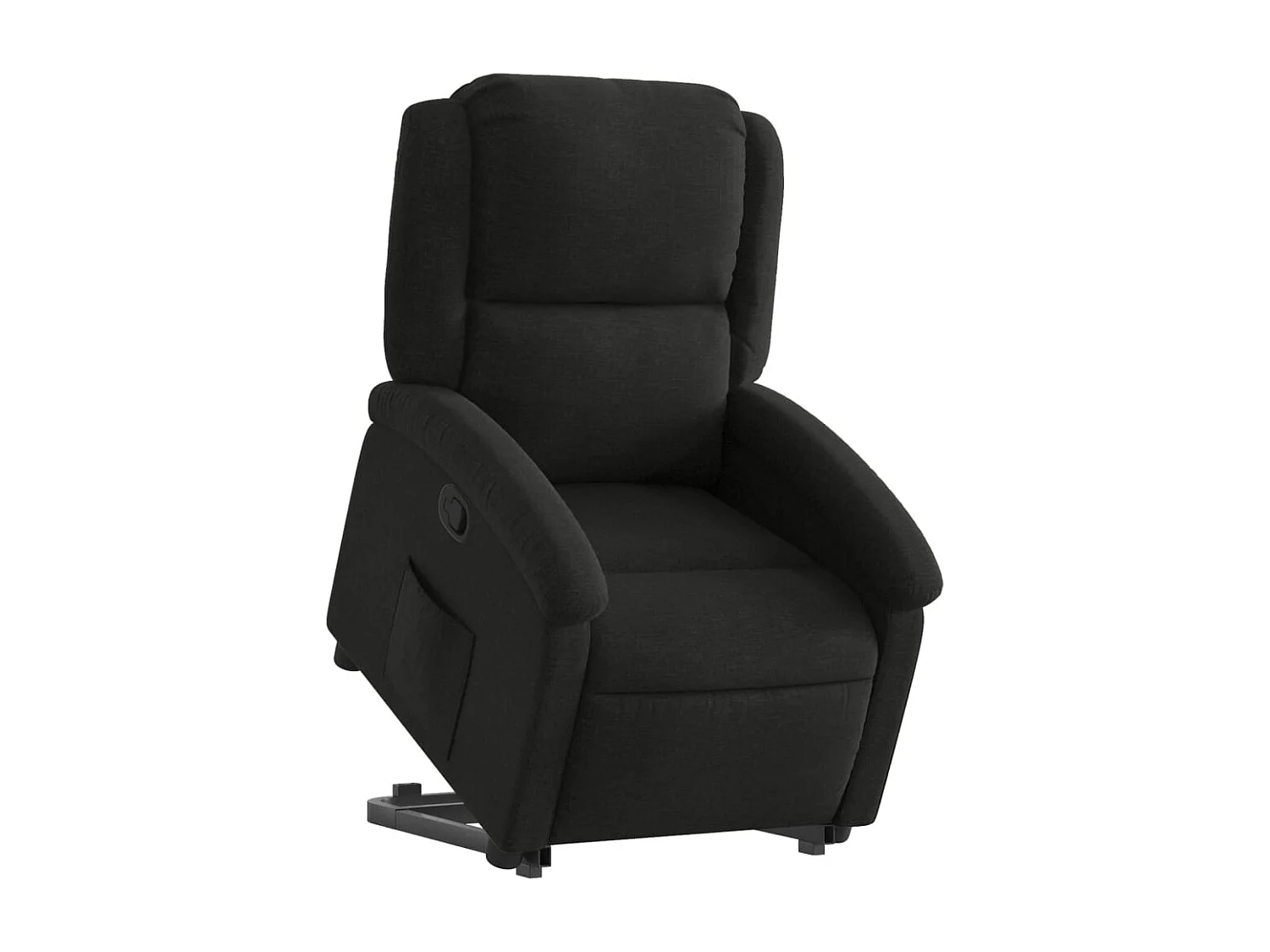 Fauteuil inclinable noir tissu