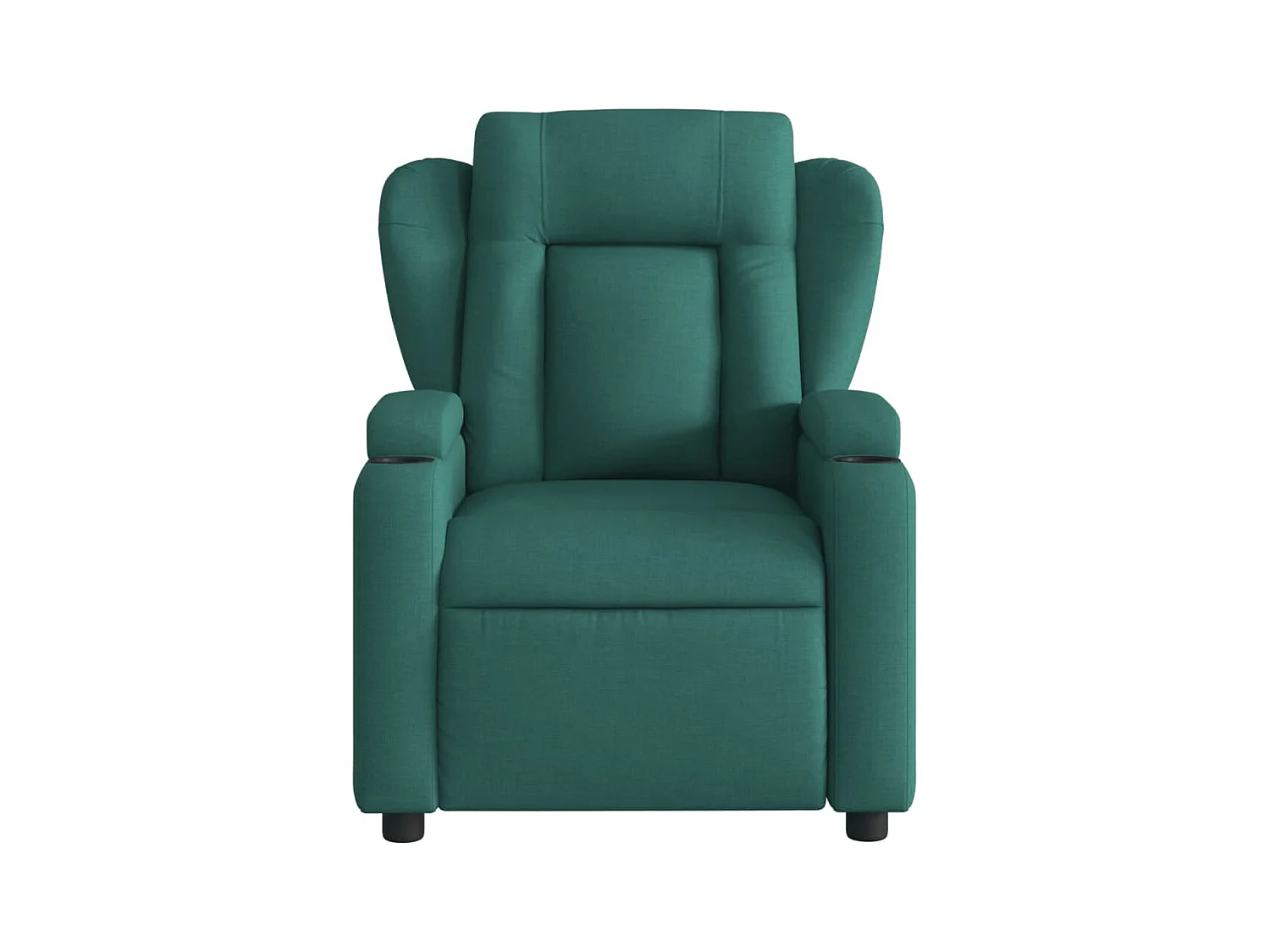 Fauteuil inclinable électrique Vert foncé Tissu