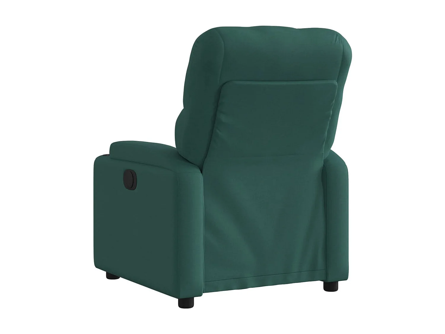 Fauteuil inclinable Vert foncé Tissu