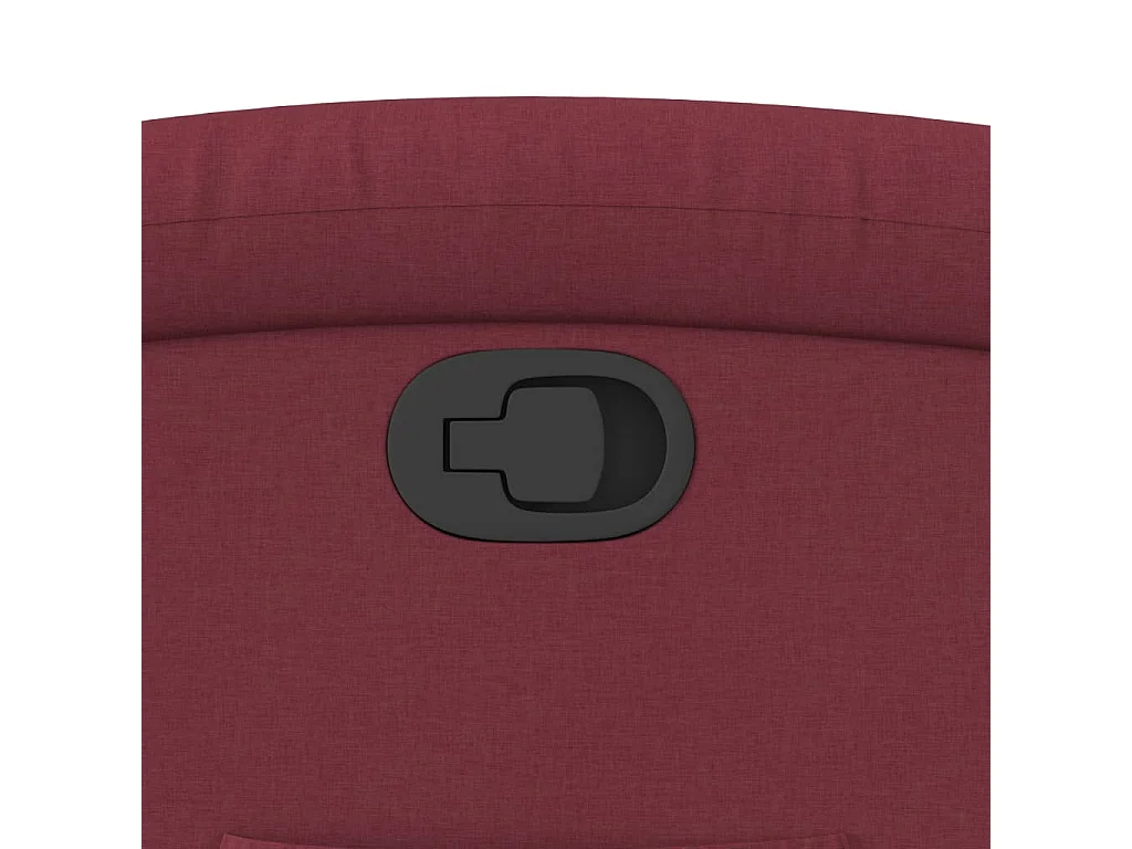 Fauteuil inclinable Rouge bordeaux Tissu