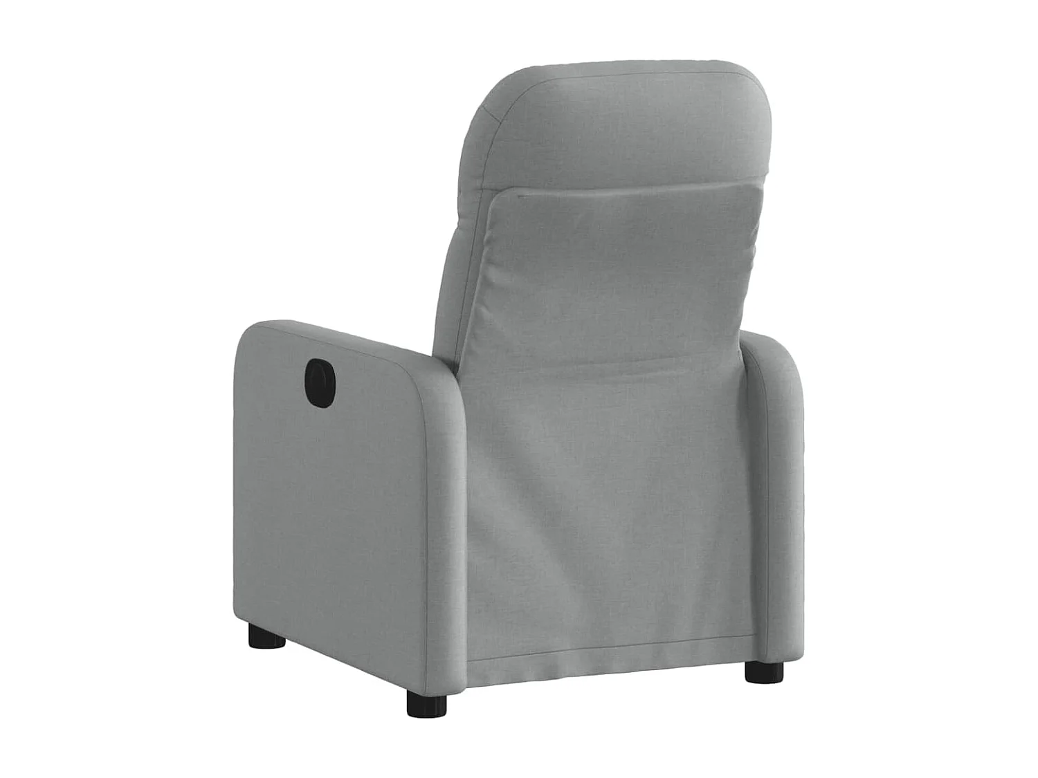 Fauteuil inclinable électrique Gris clair Tissu