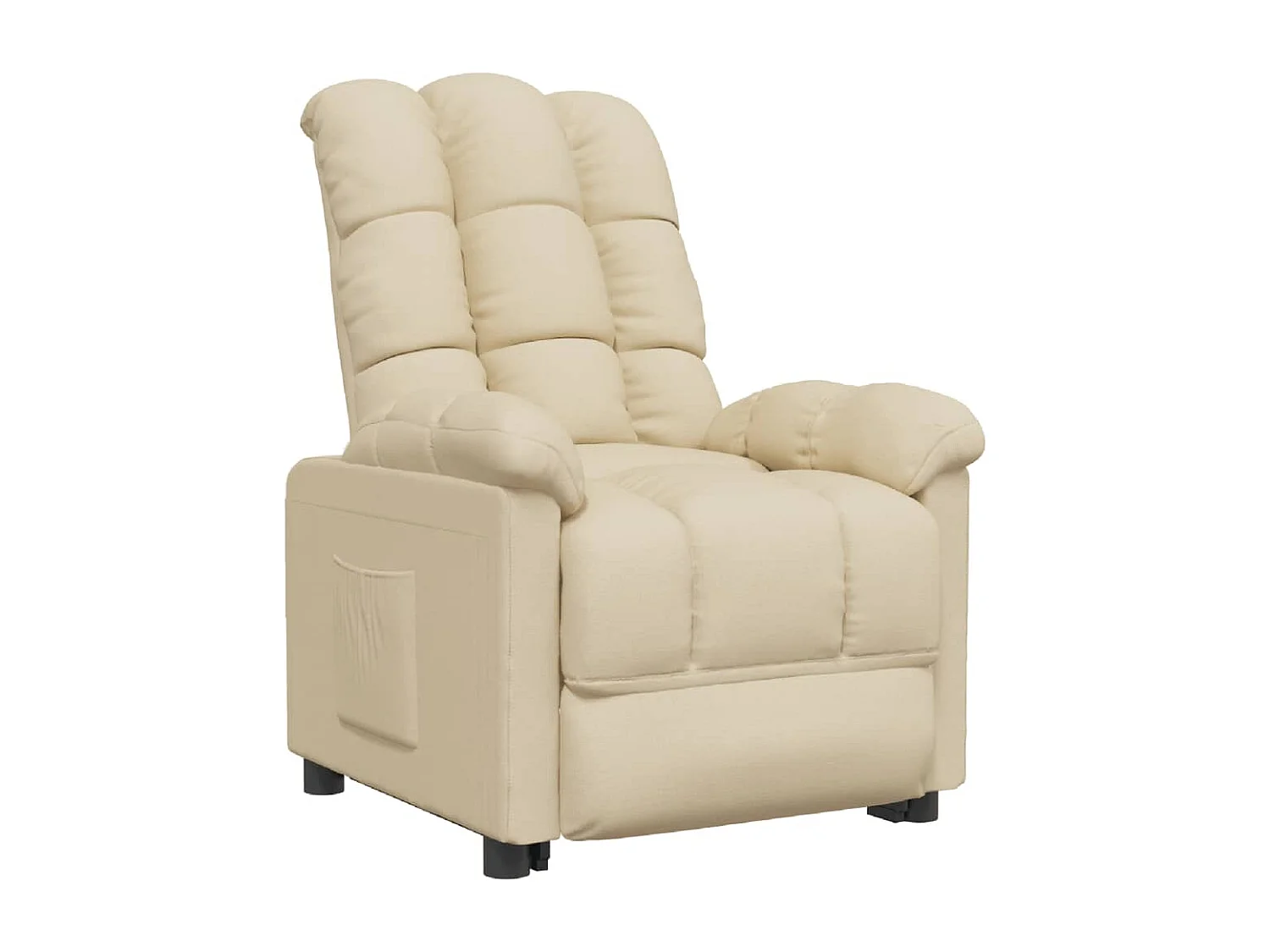 Fauteuil inclinable Crème Tissu