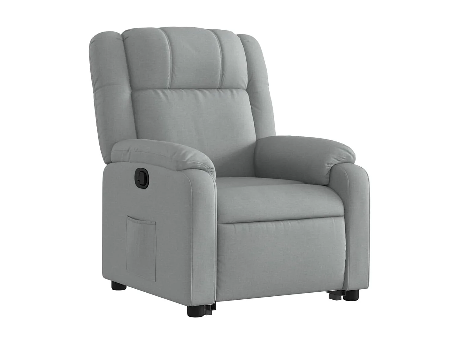 Fauteuil inclinable Gris clair Tissu