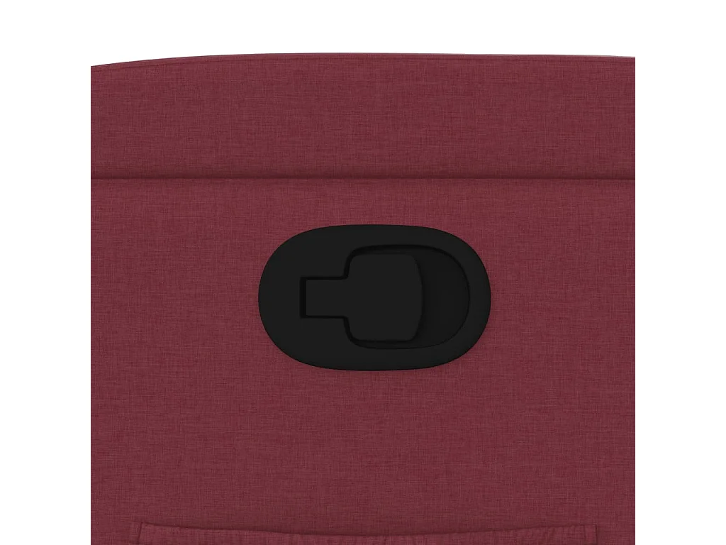 Fauteuil inclinable Rouge bordeaux Tissu