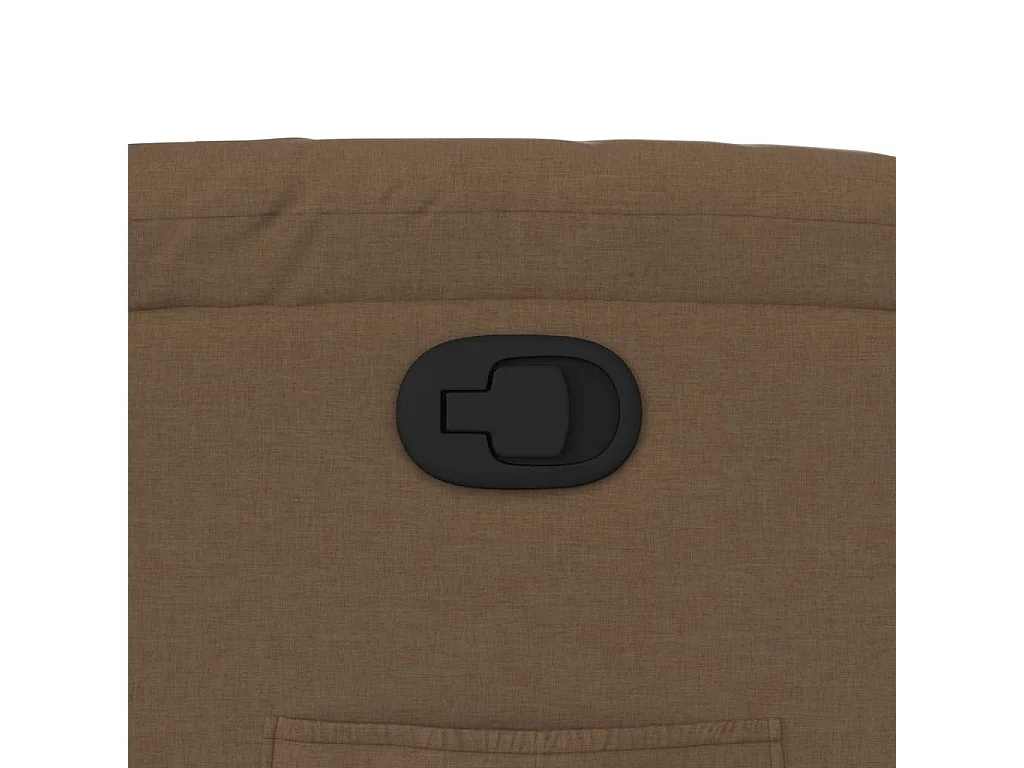 Fauteuil inclinable Marron Tissu