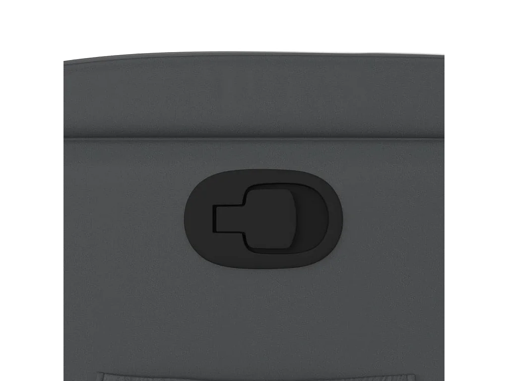 Fauteuil verstelbaar kunstleer grijs