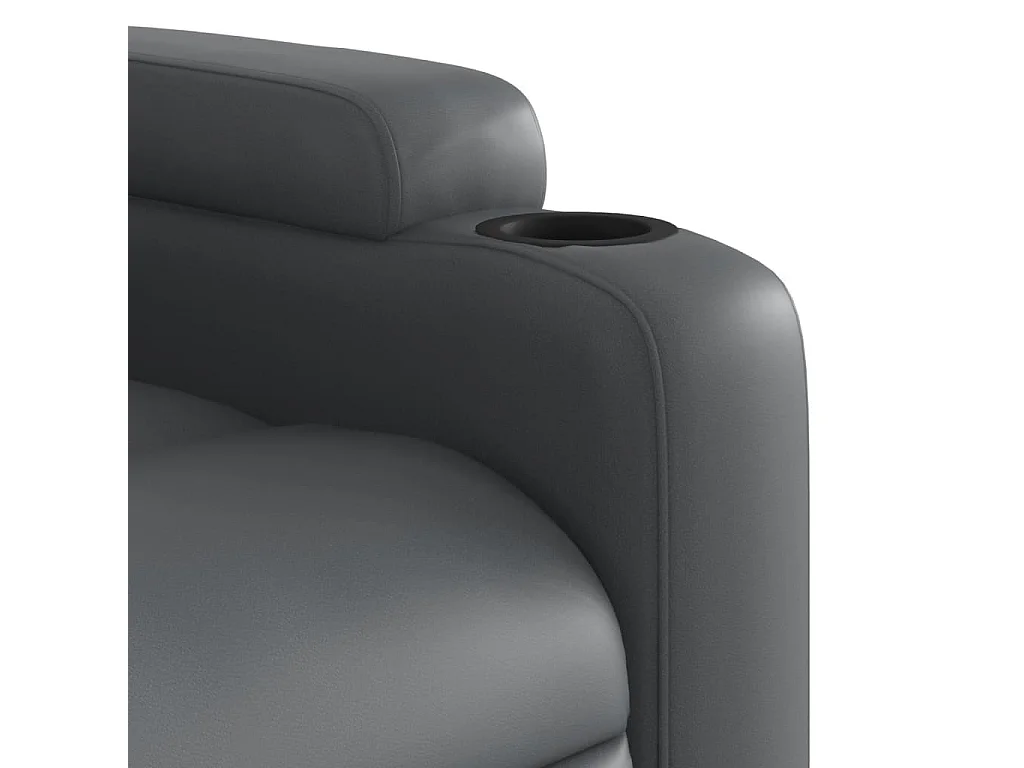 Fauteuil inclinable Gris Similicuir