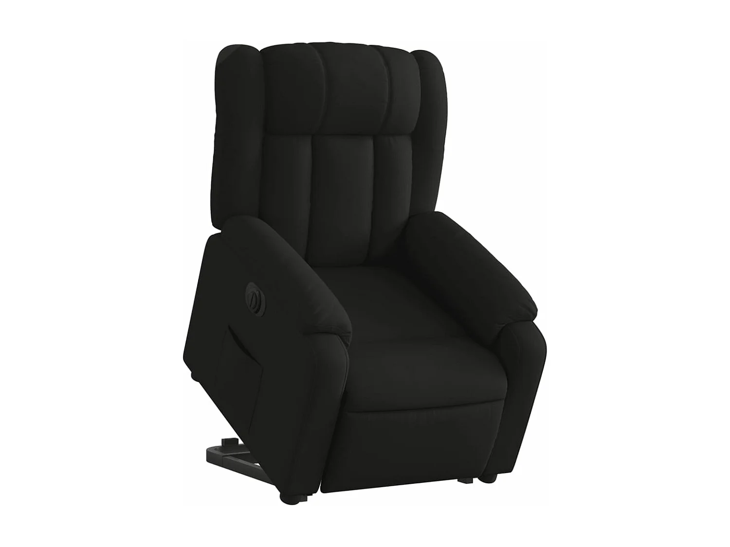 Fauteuil inclinable électrique noir tissu