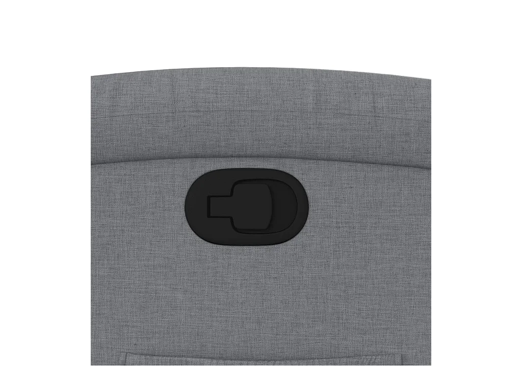 Fauteuil inclinable Gris clair Tissu