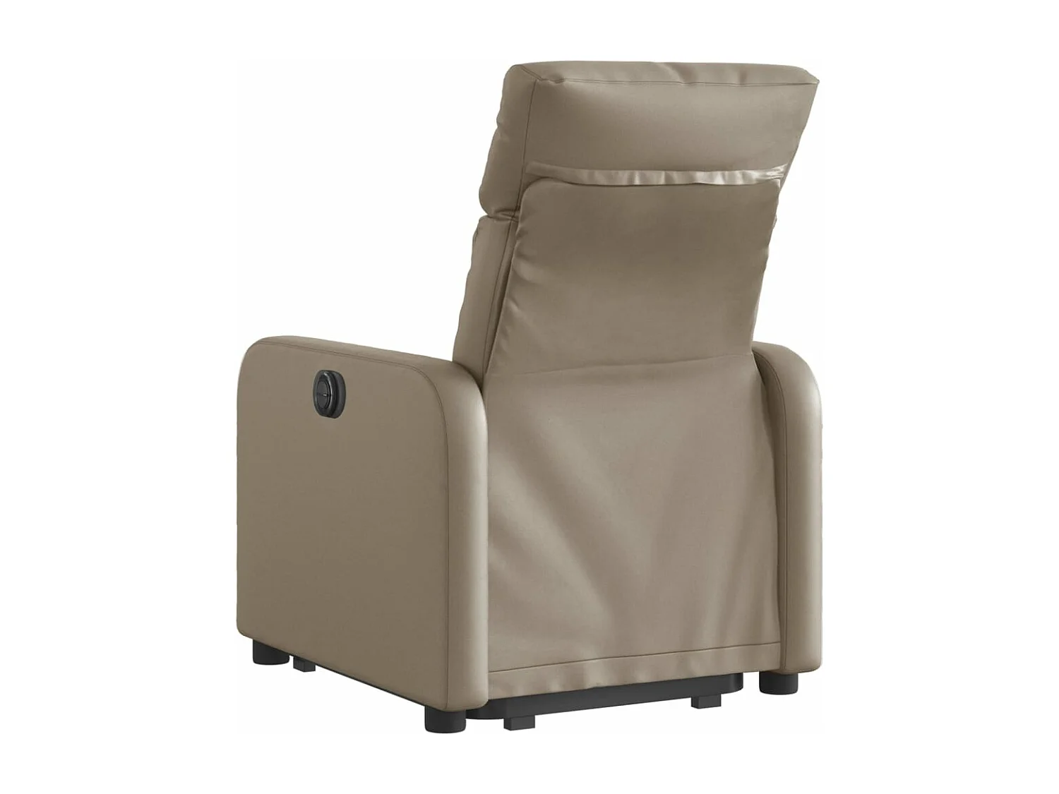 Fauteuil inclinable électrique cappuccino similicuir