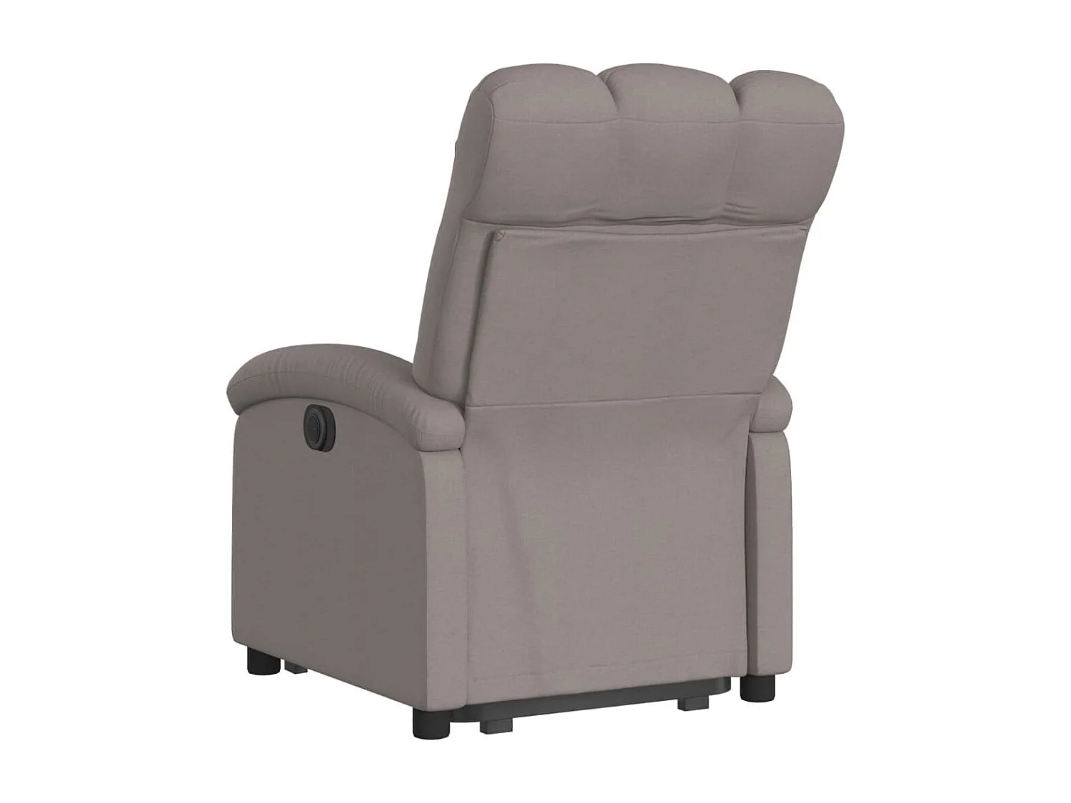 Fauteuil inclinable taupe tissu