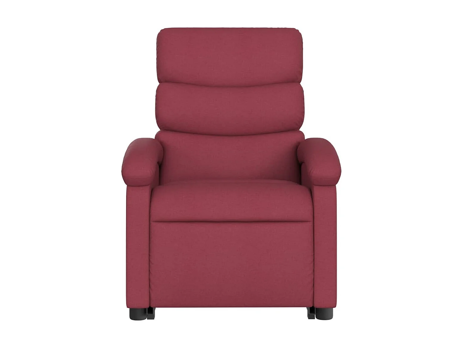 Fauteuil inclinable rouge bordeaux tissu