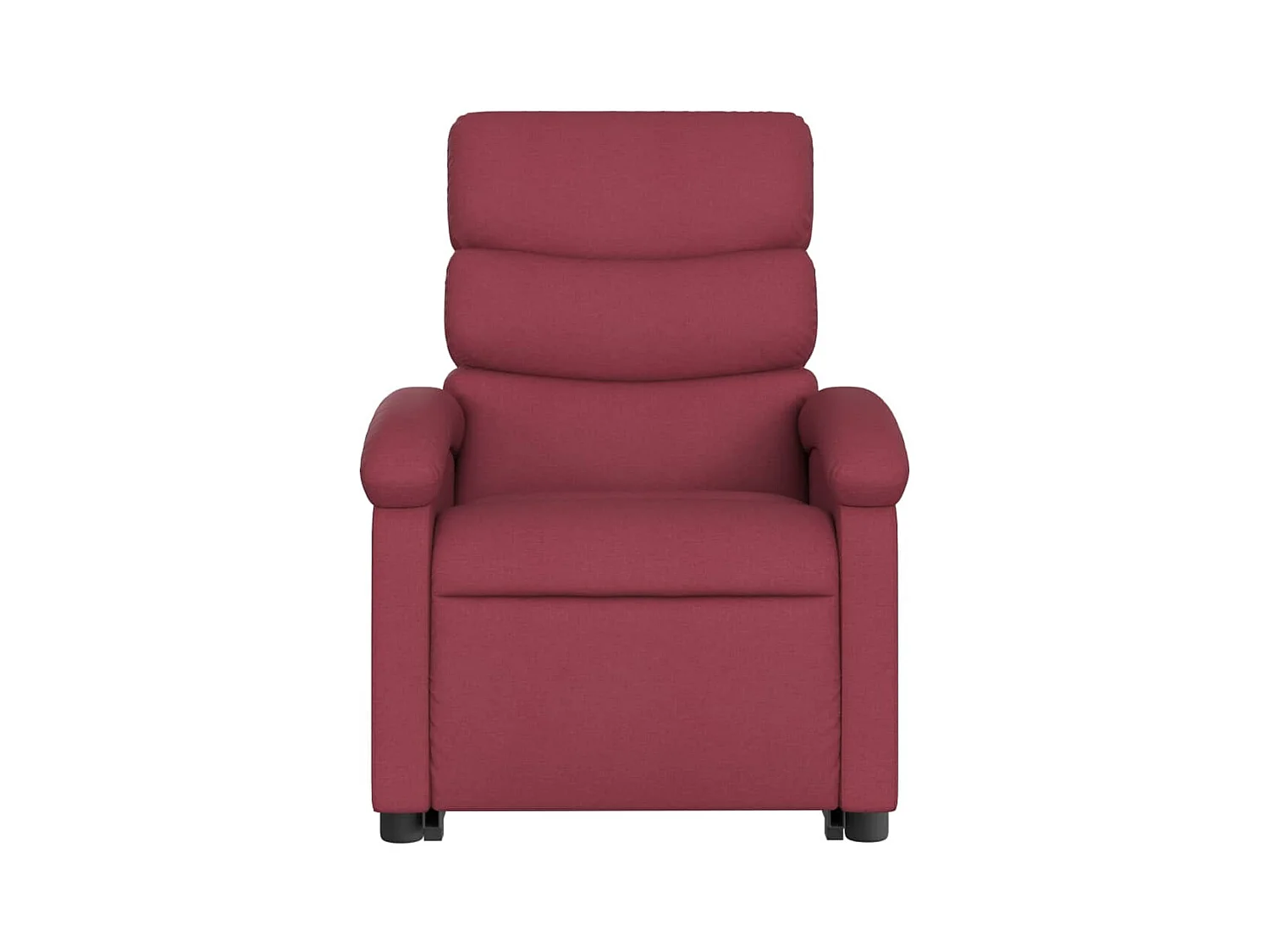 Fauteuil inclinable rouge bordeaux tissu
