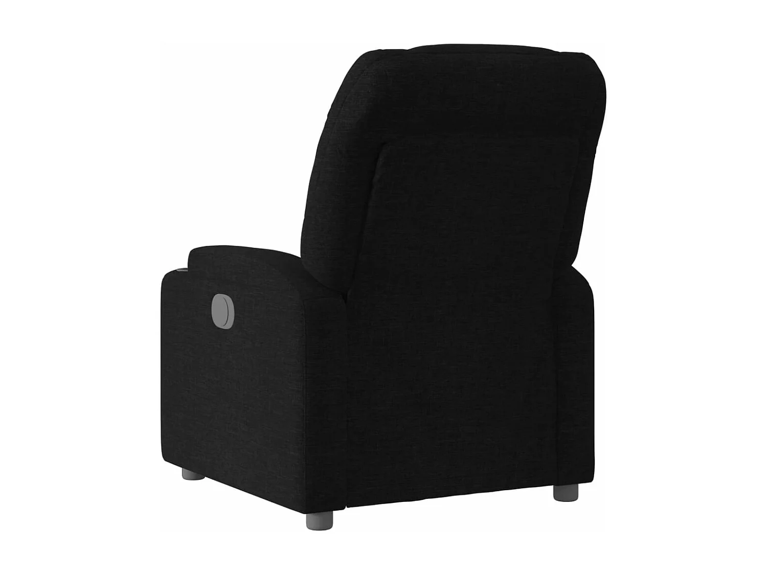 Fauteuil inclinable Noir Tissu