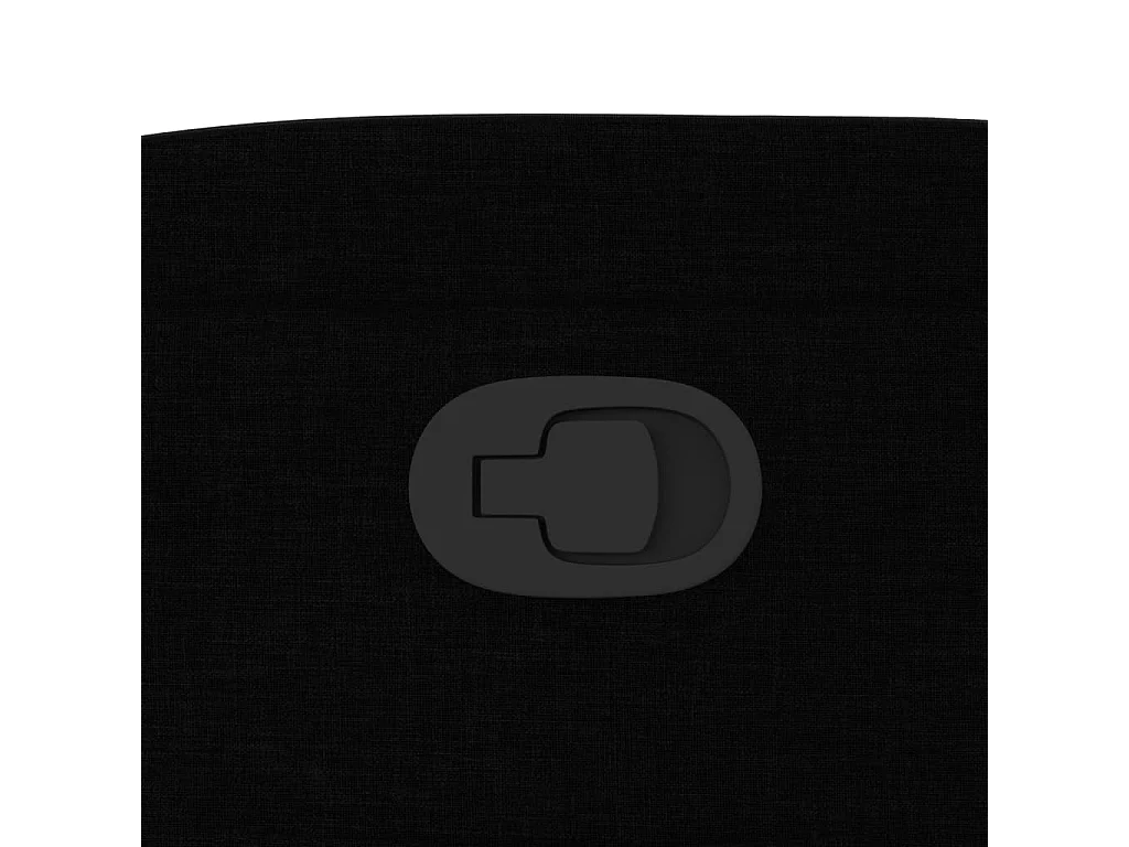Fauteuil inclinable Noir Tissu