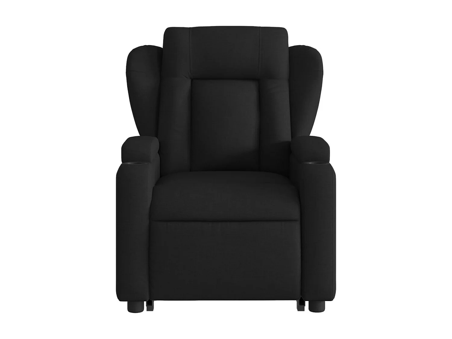 Fauteuil inclinable noir tissu