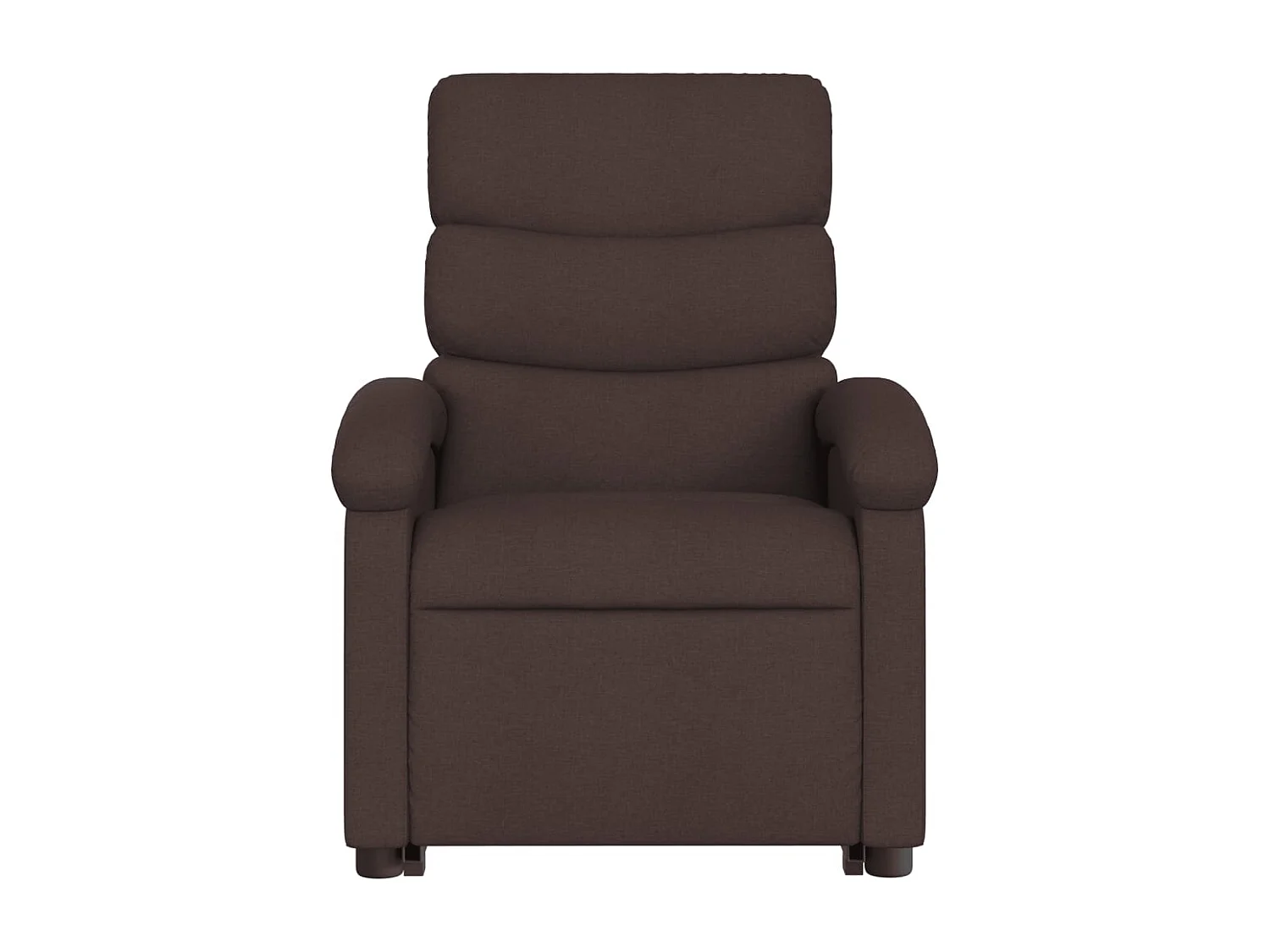 Fauteuil inclinable marron foncé tissu