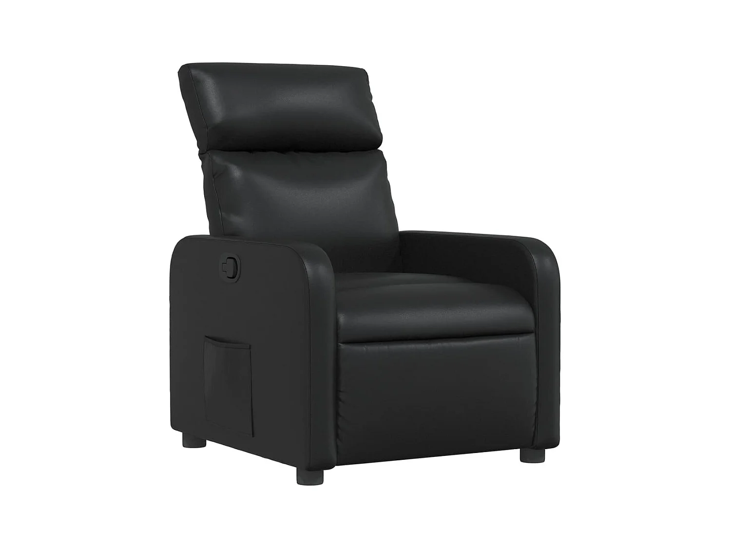 Fauteuil inclinable Noir Similicuir