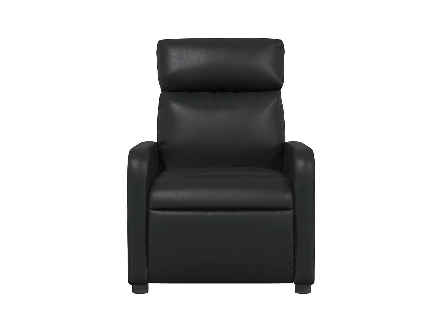 Fauteuil inclinable Noir Similicuir