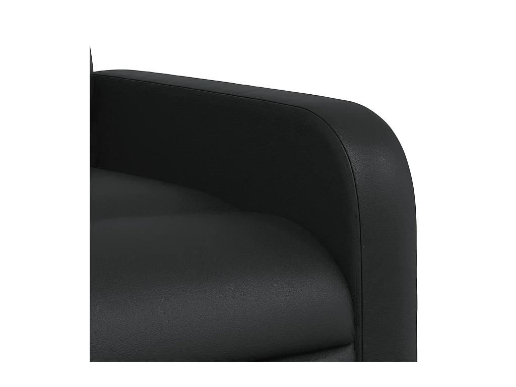 Fauteuil inclinable Noir Similicuir