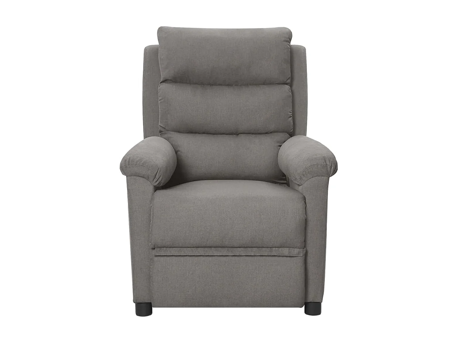 Fauteuil inclinable électrique Gris clair Tissu