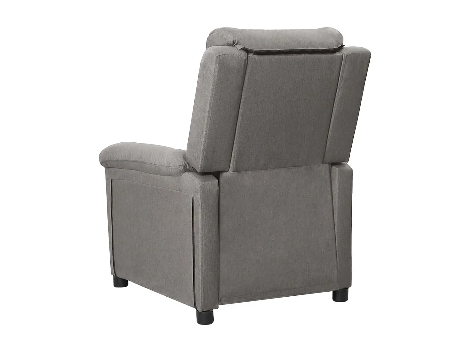 Fauteuil inclinable électrique Gris clair Tissu