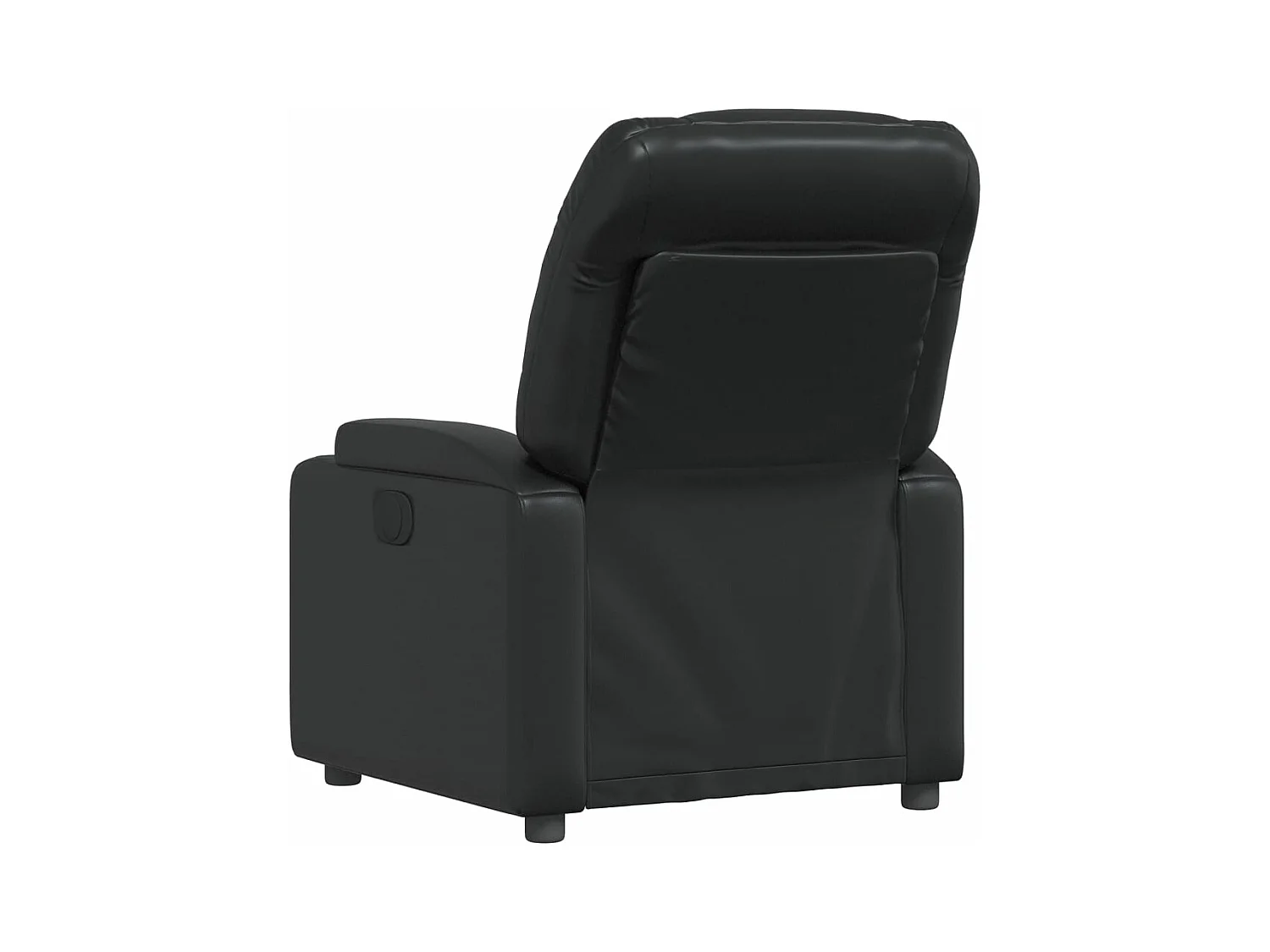 Fauteuil inclinable Noir Similicuir