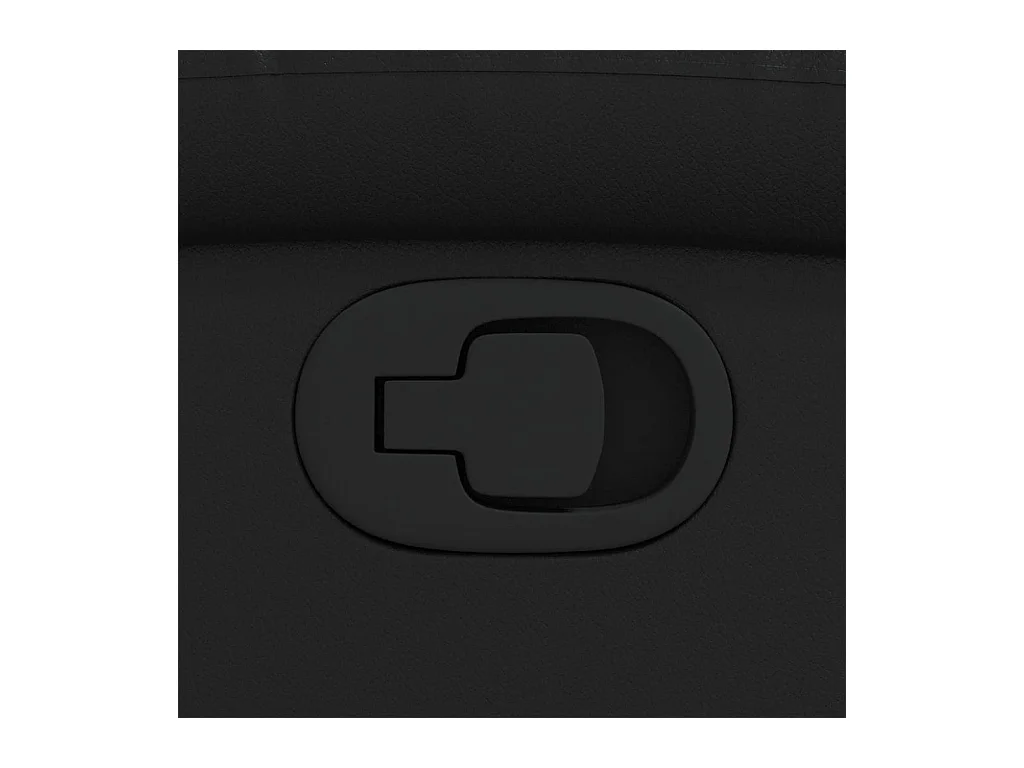 Fauteuil inclinable Noir Similicuir