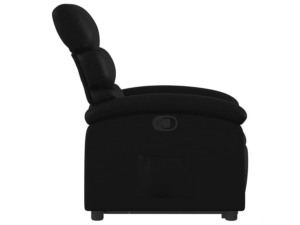 Fauteuil inclinable Noir Similicuir