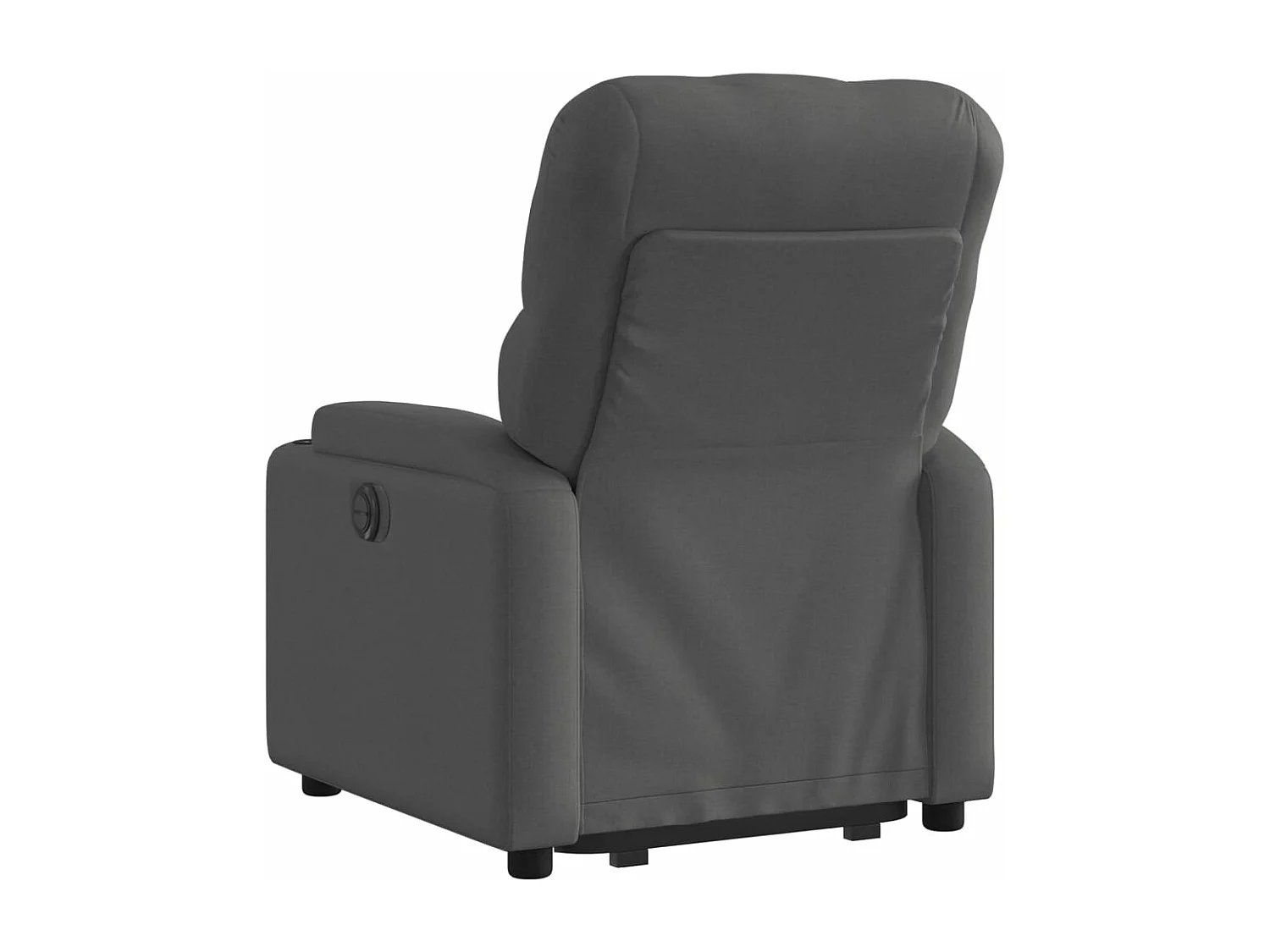 Fauteuil inclinable électrique gris foncé tissu