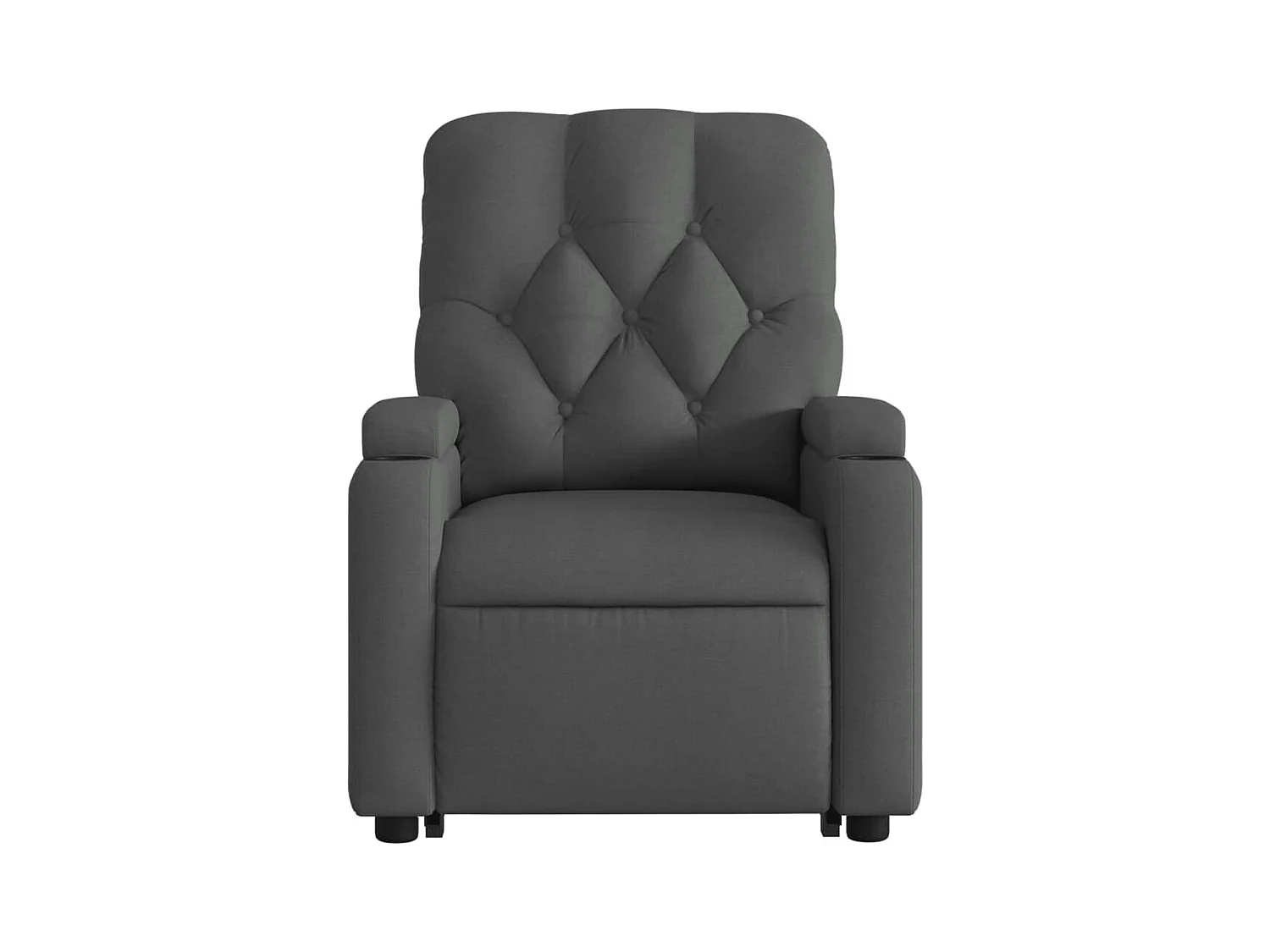 Fauteuil inclinable Gris foncé Tissu