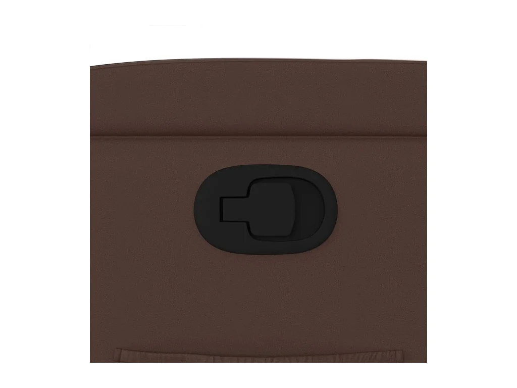 Fauteuil inclinable Marron Similicuir