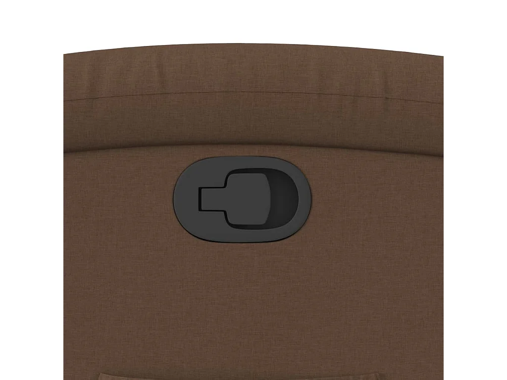 Fauteuil inclinable Marron Tissu