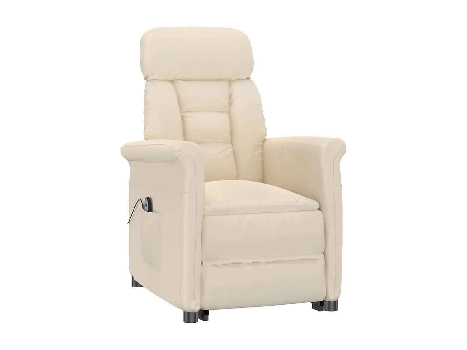 Fauteuil inclinable électrique Beige Microfibre