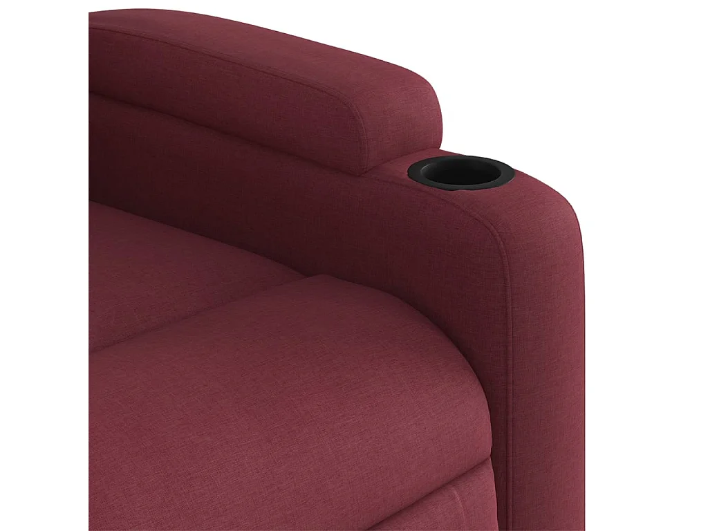 Fauteuil inclinable Rouge bordeaux Tissu