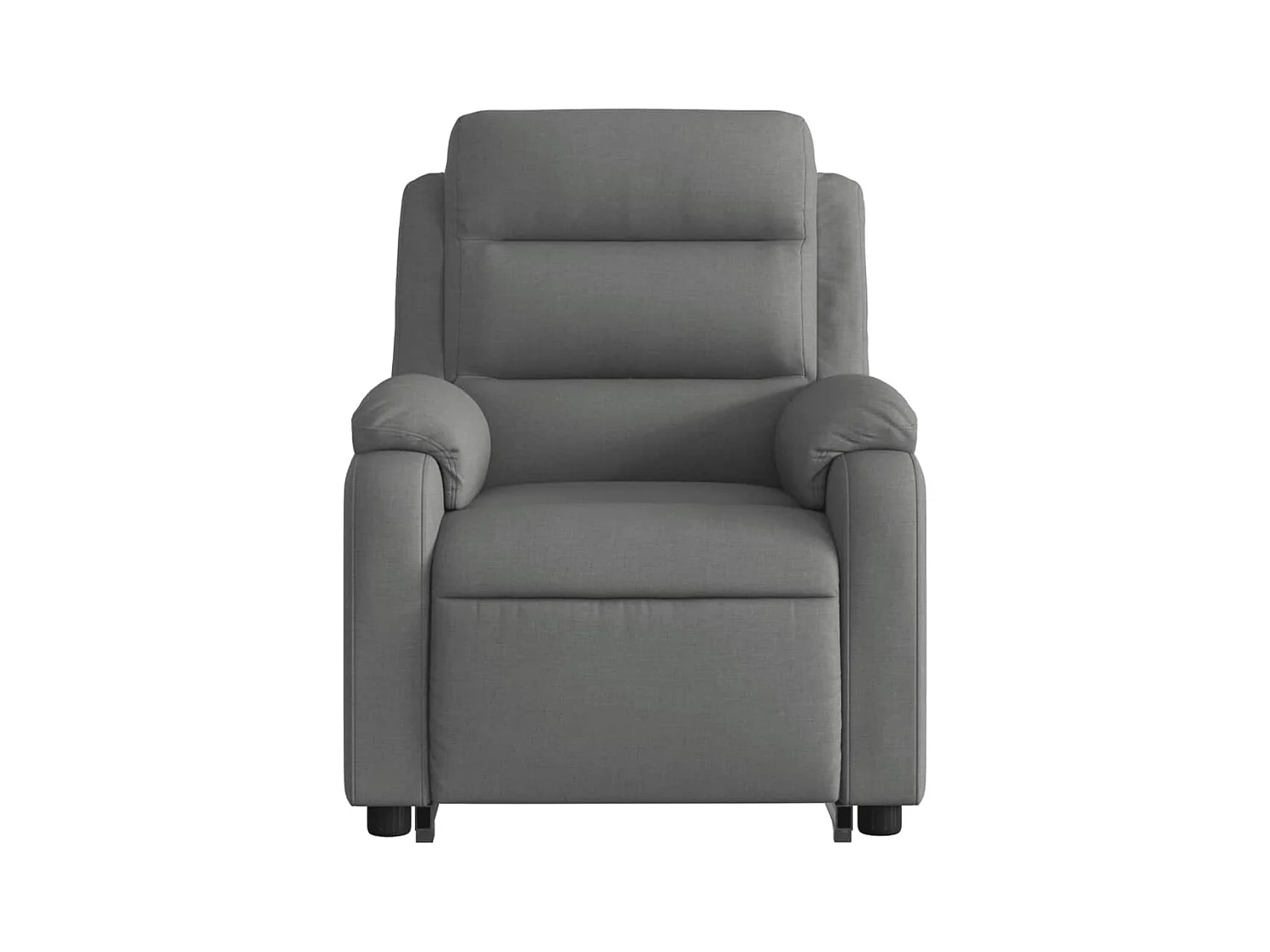 Fauteuil inclinable électrique gris foncé tissu