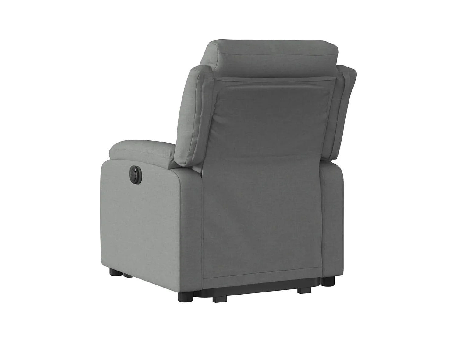Fauteuil inclinable électrique gris foncé tissu