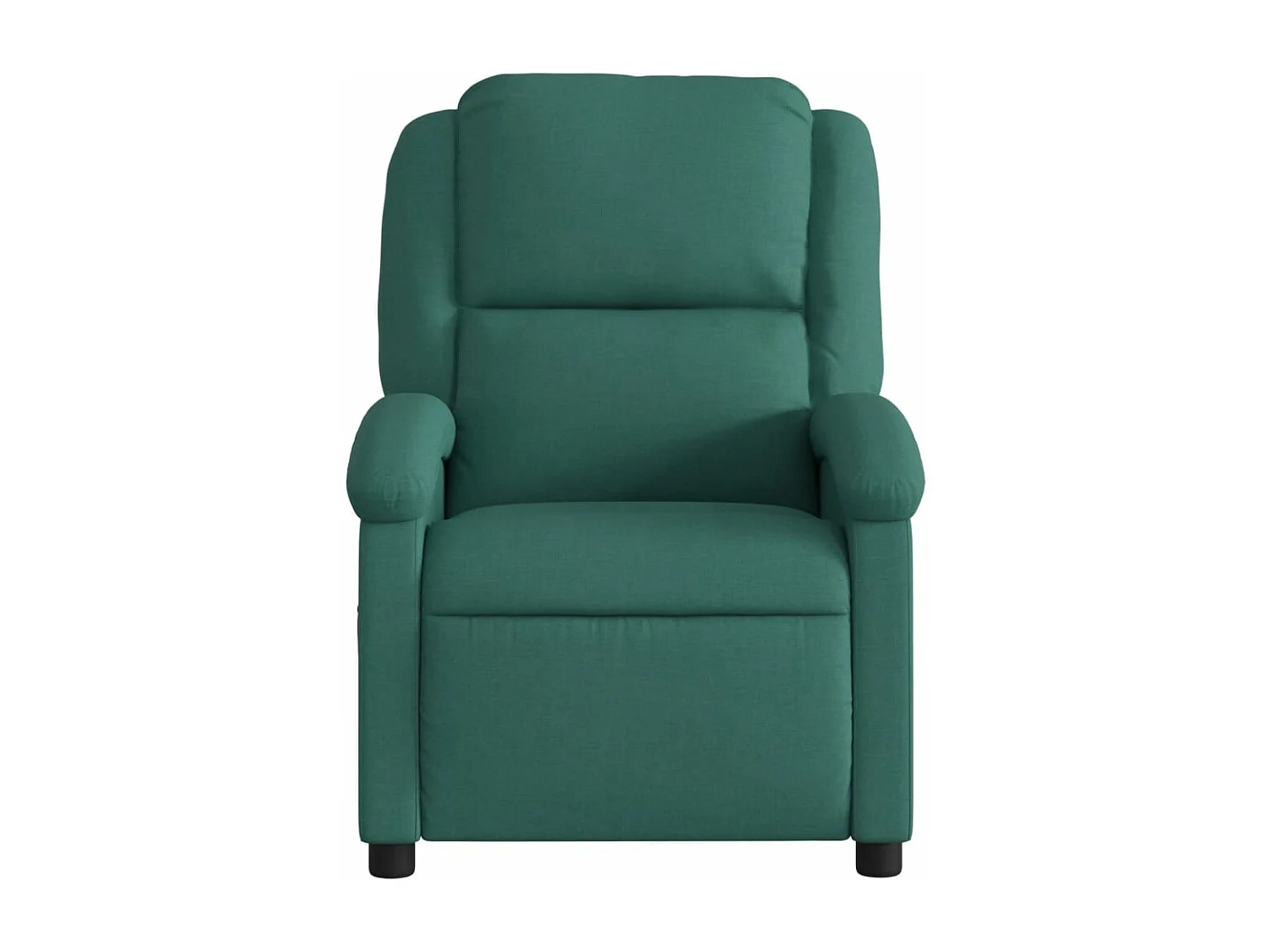 Fauteuil inclinable Vert foncé Tissu