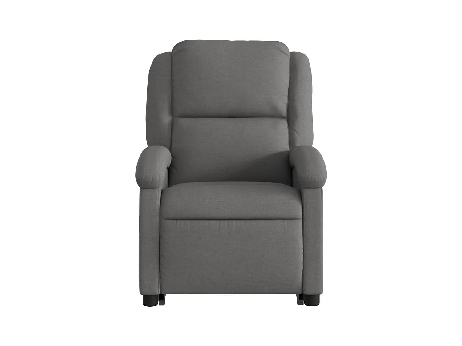 Fauteuil inclinable électrique gris foncé tissu