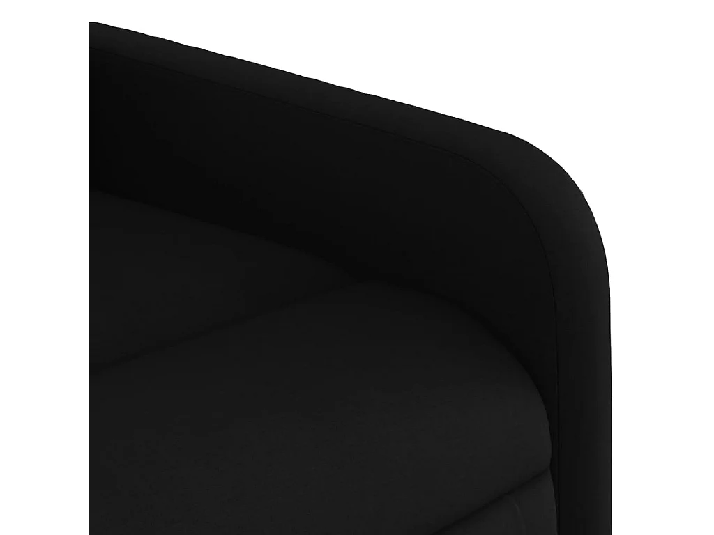Fauteuil inclinable Noir Tissu
