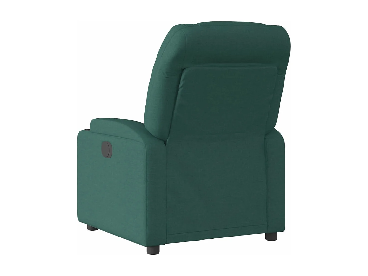 Fauteuil inclinable électrique Vert foncé Tissu