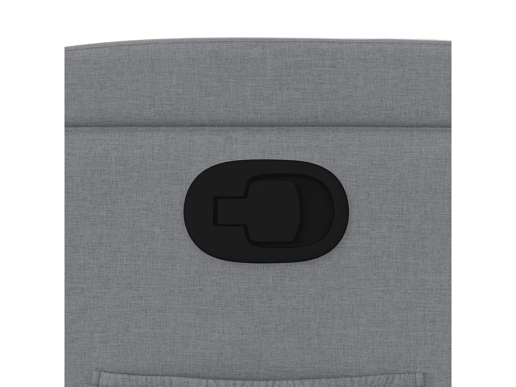 Fauteuil inclinable Gris clair Tissu